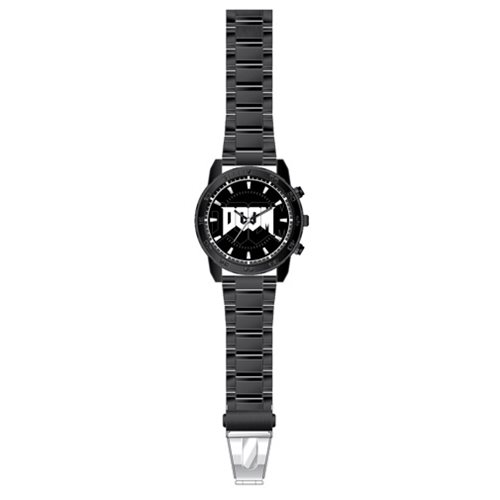 Doom Logo Dial Black Bracelet Watch